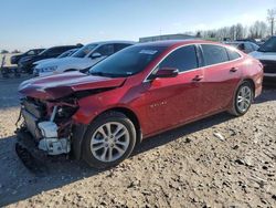 Salvage cars for sale from Copart Wayland, MI: 2017 Chevrolet Malibu LT