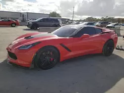 Salvage cars for sale at Orlando, FL auction: 2015 Chevrolet Corvette Stingray Z51 2LT