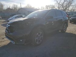 Salvage cars for sale at Wichita, KS auction: 2017 Honda CR-V EX