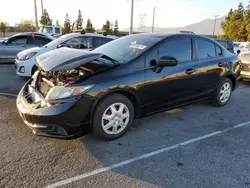 Salvage cars for sale at Rancho Cucamonga, CA auction: 2015 Honda Civic LX