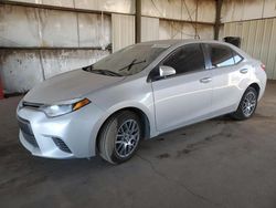 Salvage cars for sale at Phoenix, AZ auction: 2016 Toyota Corolla L