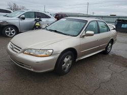 Salvage cars for sale at Chicago Heights, IL auction: 2001 Honda Accord EX