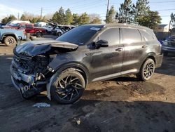 Salvage cars for sale at Denver, CO auction: 2022 KIA Sorento SX