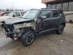 Carros salvage para piezas a la venta en subasta: 2017 Jeep Renegade Trailhawk