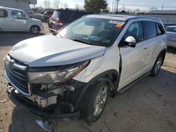 Salvage cars for sale at Lexington, KY auction: 2014 Toyota Highlander Limited