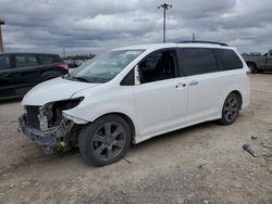 Toyota salvage cars for sale: 2018 Toyota Sienna SE