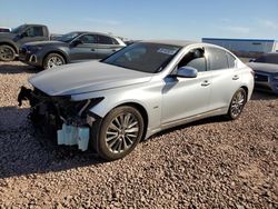 Infiniti salvage cars for sale: 2018 Infiniti Q50 Luxe