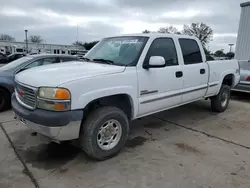 Salvage cars for sale at Sacramento, CA auction: 2002 GMC Sierra K2500 Heavy Duty