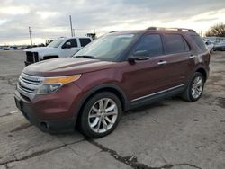 Salvage cars for sale at Oklahoma City, OK auction: 2015 Ford Explorer XLT