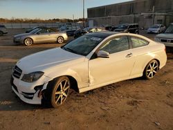 Salvage cars for sale at Fredericksburg, VA auction: 2015 Mercedes-Benz C 250