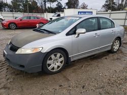 Salvage cars for sale from Copart Hampton, VA: 2009 Honda Civic LX