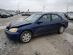 Honda Civic ex salvage cars for sale: 2001 Honda Civic EX