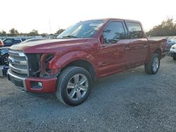 Salvage cars for sale at Riverview, FL auction: 2016 Ford F150 Supercrew