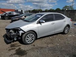 Carros salvage para piezas a la venta en subasta: 2019 Toyota Corolla L