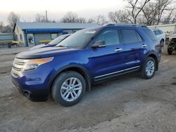 Salvage cars for sale at Wichita, KS auction: 2015 Ford Explorer XLT