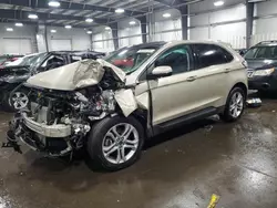 Salvage cars for sale at Ham Lake, MN auction: 2017 Ford Edge Titanium