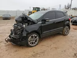 2021 Ford Ecosport Titanium en venta en Oklahoma City, OK