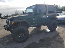 Jeep Wrangler / tj Sport salvage cars for sale: 2000 Jeep Wrangler / TJ Sport