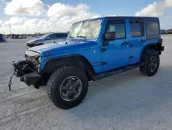 Jeep Vehiculos salvage en venta: 2016 Jeep Wrangler Unlimited Sport