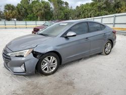 Salvage cars for sale at Fort Pierce, FL auction: 2019 Hyundai Elantra SEL