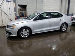 Salvage cars for sale at Ham Lake, MN auction: 2015 Volkswagen Jetta Base