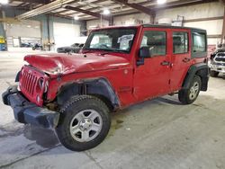 Jeep Vehiculos salvage en venta: 2014 Jeep Wrangler Unlimited Sport