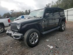 Flood-damaged cars for sale at auction: 2018 Jeep Wrangler Unlimited Sahara