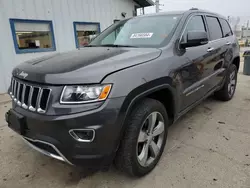 Salvage cars for sale at Pekin, IL auction: 2014 Jeep Grand Cherokee Limited