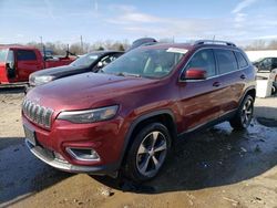 Jeep salvage cars for sale: 2019 Jeep Cherokee Limited