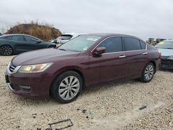 Salvage cars for sale from Copart Taylor, TX: 2015 Honda Accord EXL