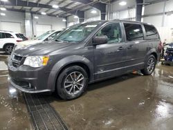 Dodge Grand Caravan sxt salvage cars for sale: 2017 Dodge Grand Caravan SXT