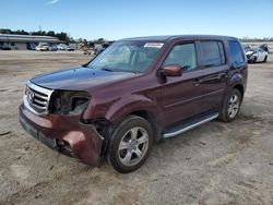 Salvage cars for sale at Harleyville, SC auction: 2012 Honda Pilot EXL