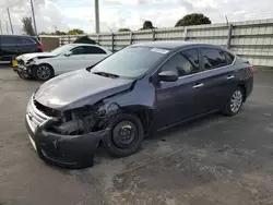 Nissan salvage cars for sale: 2014 Nissan Sentra S