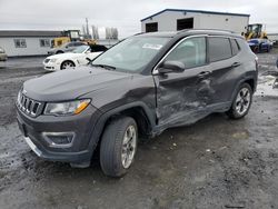 Jeep salvage cars for sale: 2021 Jeep Compass Limited