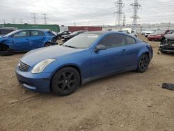 Salvage cars for sale at Elgin, IL auction: 2005 Infiniti G35