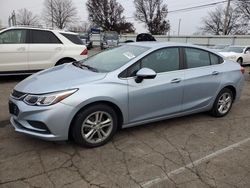 Salvage cars for sale at Moraine, OH auction: 2018 Chevrolet Cruze LT