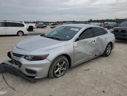 Chevrolet Malibu ls salvage cars for sale: 2018 Chevrolet Malibu LS