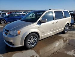 Salvage cars for sale at Grand Prairie, TX auction: 2014 Dodge Grand Caravan SXT