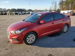 Salvage cars for sale at Dunn, NC auction: 2019 Hyundai Accent SE