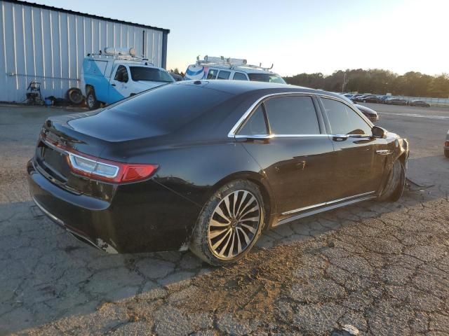 2017 Lincoln Continental Black Label