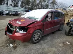 Salvage cars for sale at Center Rutland, VT auction: 2013 Chrysler Town & Country Touring L