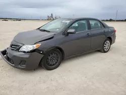 Salvage cars for sale at New Braunfels, TX auction: 2013 Toyota Corolla Base