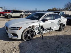 Salvage cars for sale at Grand Prairie, TX auction: 2022 Volvo S60 B5 Inscription