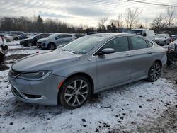 Chrysler salvage cars for sale: 2015 Chrysler 200 C