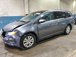 Salvage cars for sale at auction: 2015 Honda Odyssey EXL