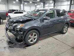 Salvage cars for sale at Ham Lake, MN auction: 2015 Toyota Rav4 XLE