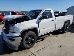 Salvage cars for sale at Grand Prairie, TX auction: 2018 GMC Sierra C1500