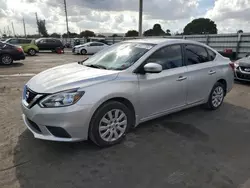 Nissan Sentra s Vehiculos salvage en venta: 2016 Nissan Sentra S