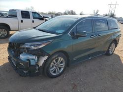 Salvage cars for sale at Oklahoma City, OK auction: 2021 Toyota Sienna Limited