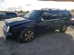 Salvage cars for sale at Riverview, FL auction: 2015 Ford Expedition EL Platinum